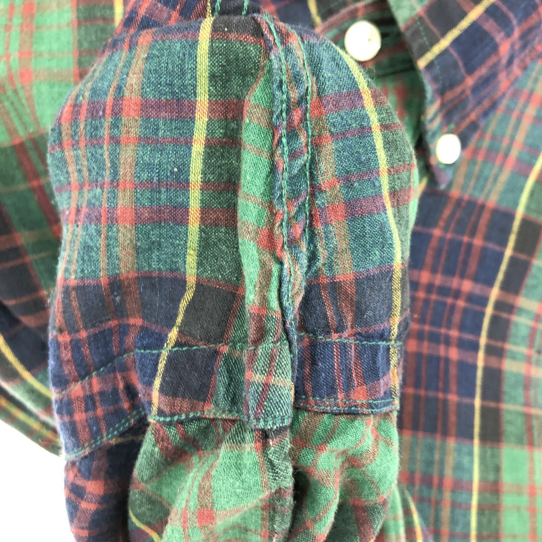 Ralph Lauren BLAIRE long sleeve button down check shirt men's XL /eaa465892