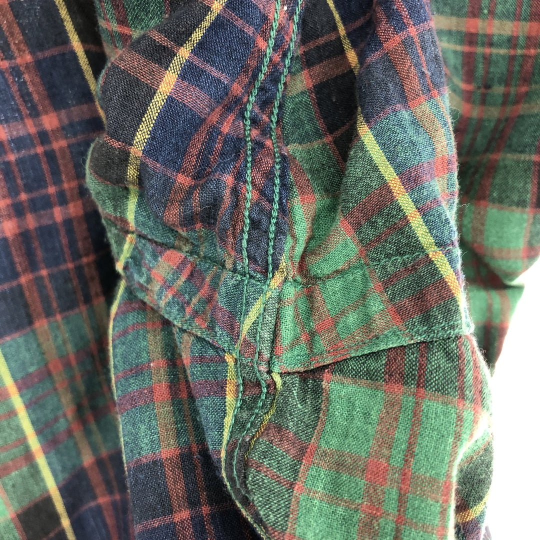 Ralph Lauren BLAIRE long sleeve button down check shirt men's XL /eaa465892