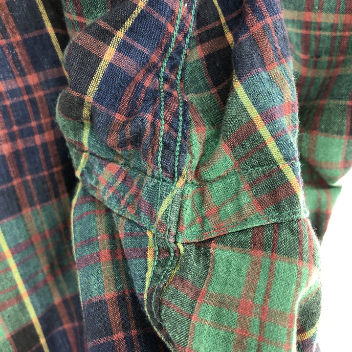 Ralph Lauren BLAIRE long sleeve button down check shirt men's XL /eaa465892