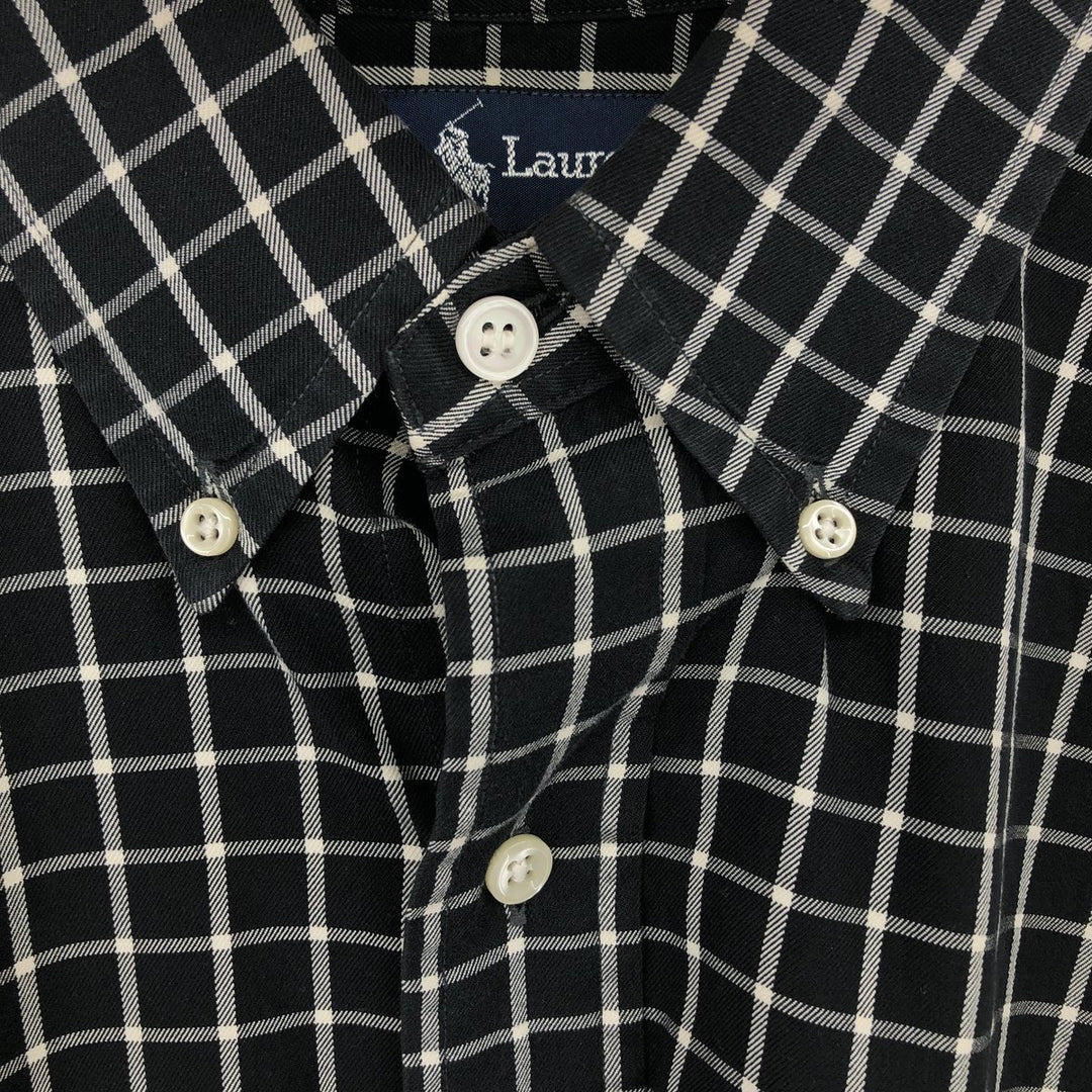 Ralph Lauren BLAKE long sleeve button down check shirt men's L /eaa465893