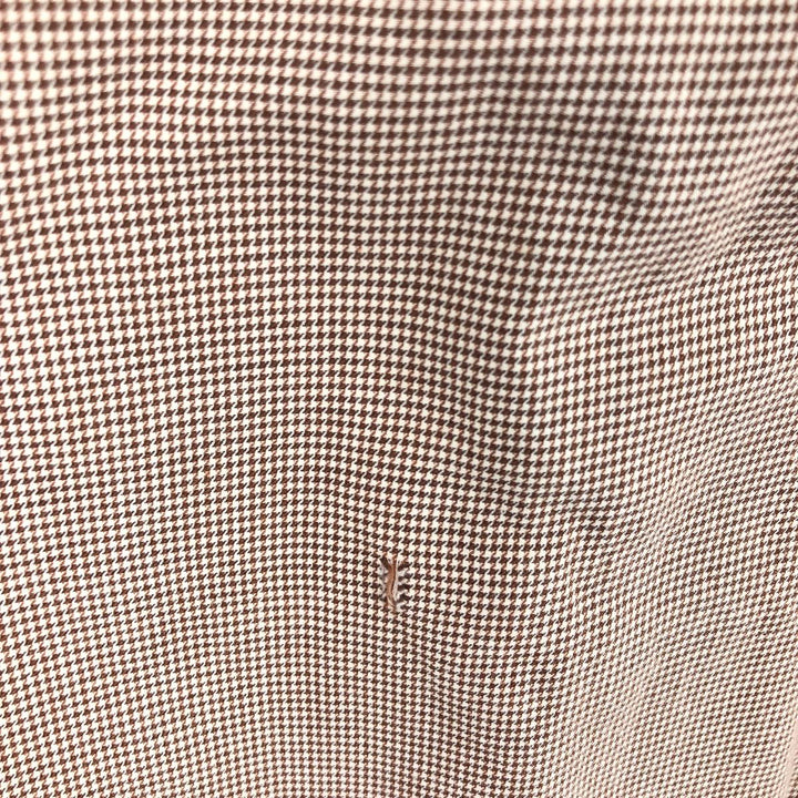 Ralph Lauren YARMOUTH Houndstooth Pattern Long Sleeve Button Down Shirt Men's L size / eaa465894