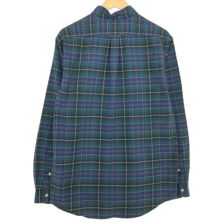 Ralph Lauren CUSTOM FIT Tartan Check Long Sleeve Button-Down Check Shirt Men's L /eaa465895