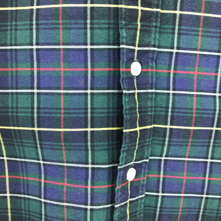 Ralph Lauren CUSTOM FIT Tartan Check Long Sleeve Button-Down Check Shirt Men's L /eaa465895