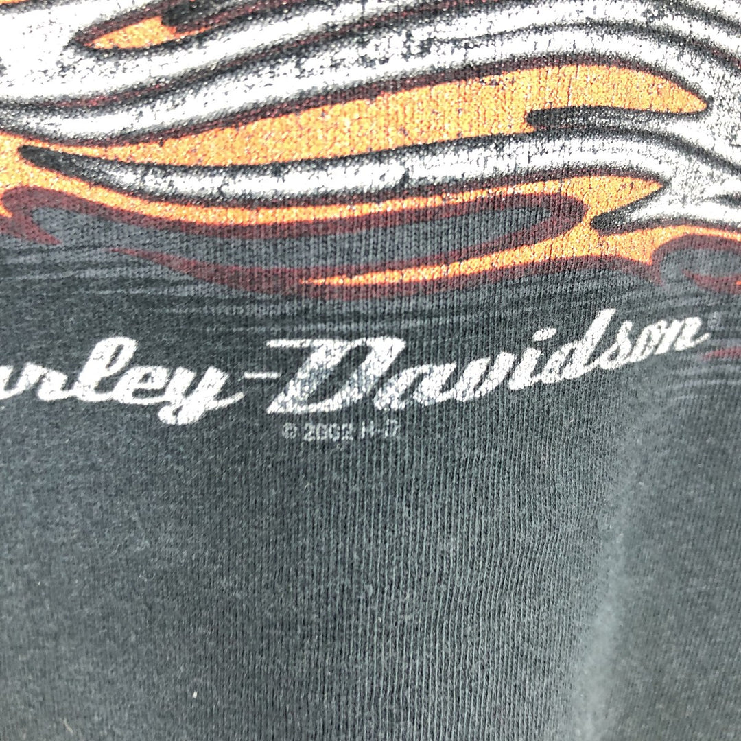 00'S Harley-Davidson Eagle Pattern Motorcycle Bike T-shirt Men's XL size /eaa465904