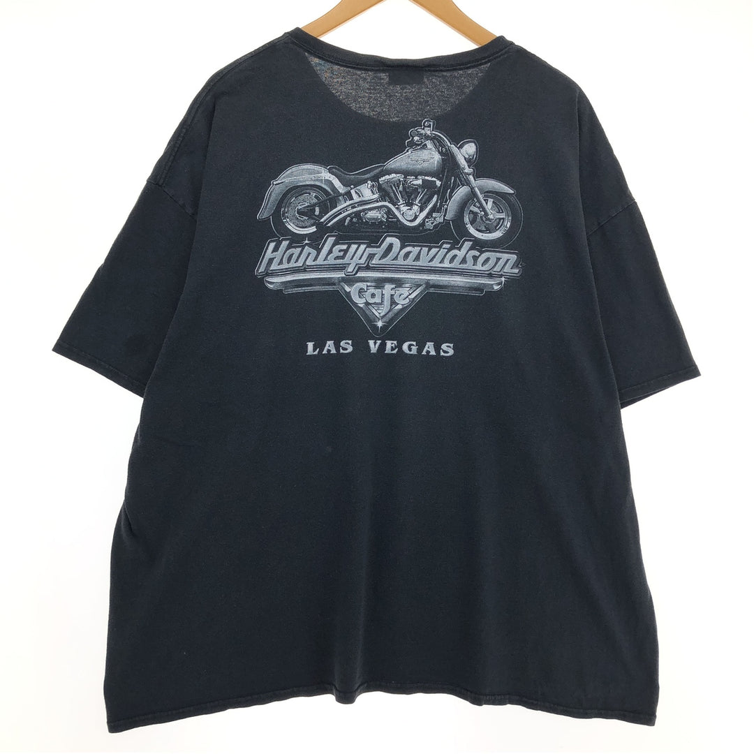 Harley-Davidson Eagle Pattern Motorcycle Bike T-shirt Men's XL equivalent /eaa465910