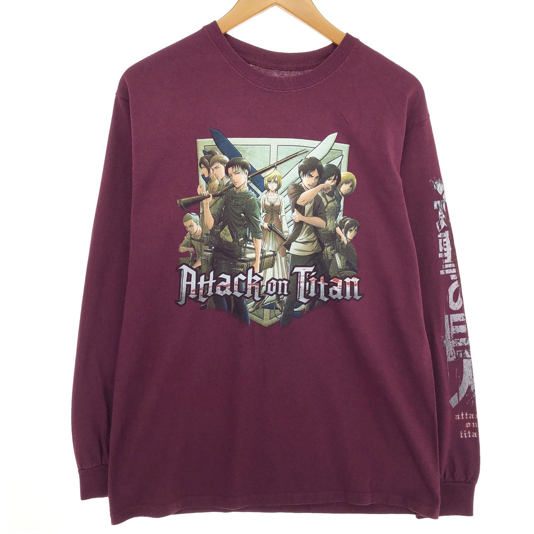 RIPPLE JUNCTION ATTACK ON TITAN Attack on Titan character print T-shirt Men's M size /eaa465933