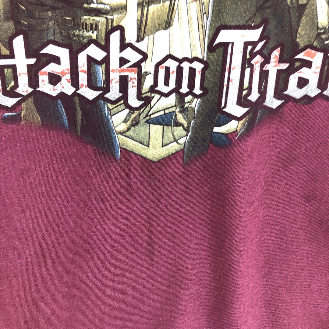 RIPPLE JUNCTION ATTACK ON TITAN Attack on Titan character print T-shirt Men's M size /eaa465933