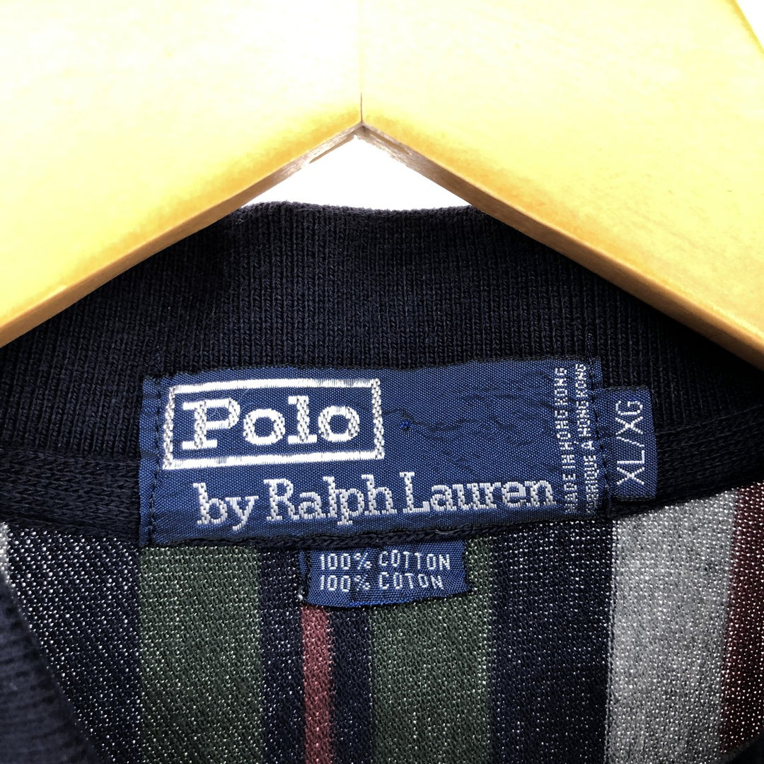 Ralph Lauren POLO by Ralph Lauren Long Sleeve Striped Polo Shirt Men's XL / eaa465977