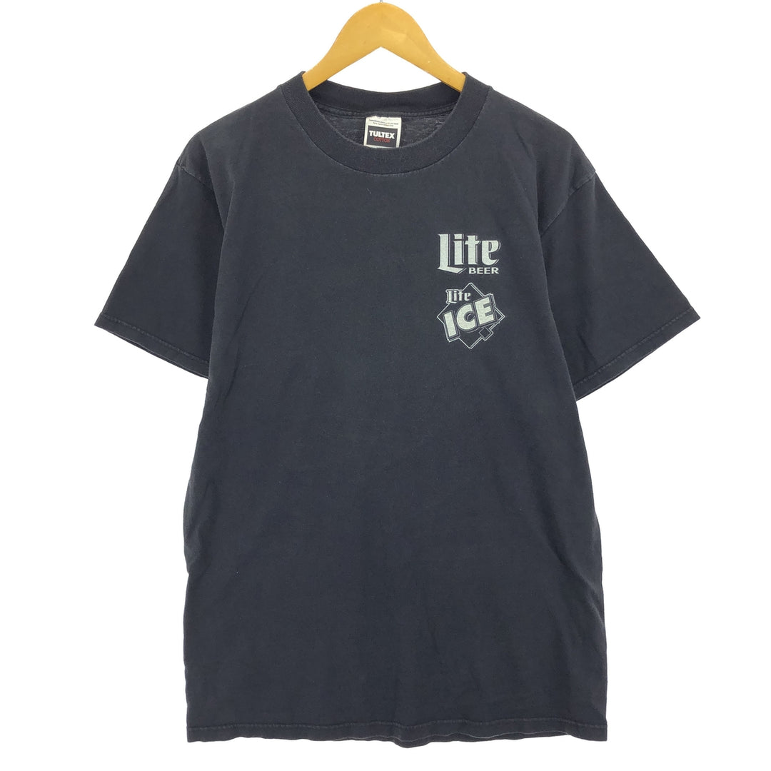 90s~ TULTEX LITE BEER Light Beer Back Print Advertising T-Shirt Men's L Size Vintage /eaa465996