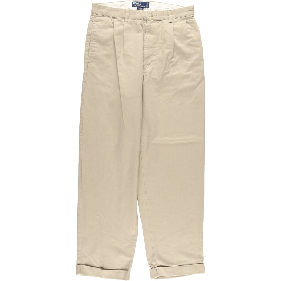 Ralph Lauren POLO by Ralph Lauren HAMMOND PANT Two-pleat chino pants for men w31 / eaa466020