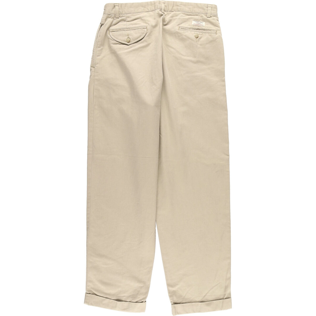 Ralph Lauren POLO by Ralph Lauren HAMMOND PANT Two-pleat chino pants for men w31 / eaa466020