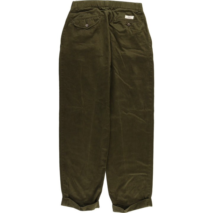 POLO by Ralph Lauren HAMMOND PANT, two-pleat chino pants, women's L (w28) equivalent, vintage / eaa466036