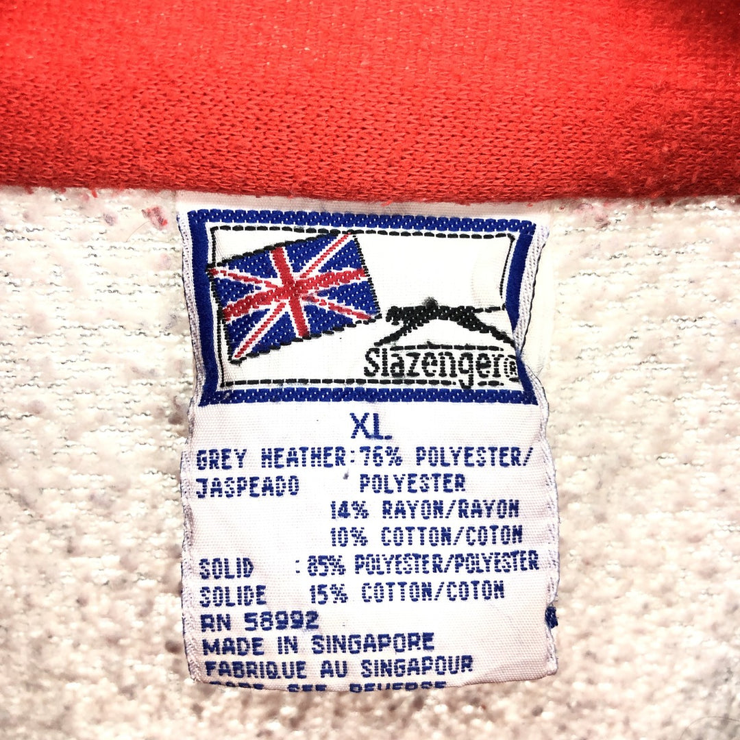 90'S SLAZENGER full zip sweatshirt, sweatshirt, men's XL equivalent, vintage /eaa466094