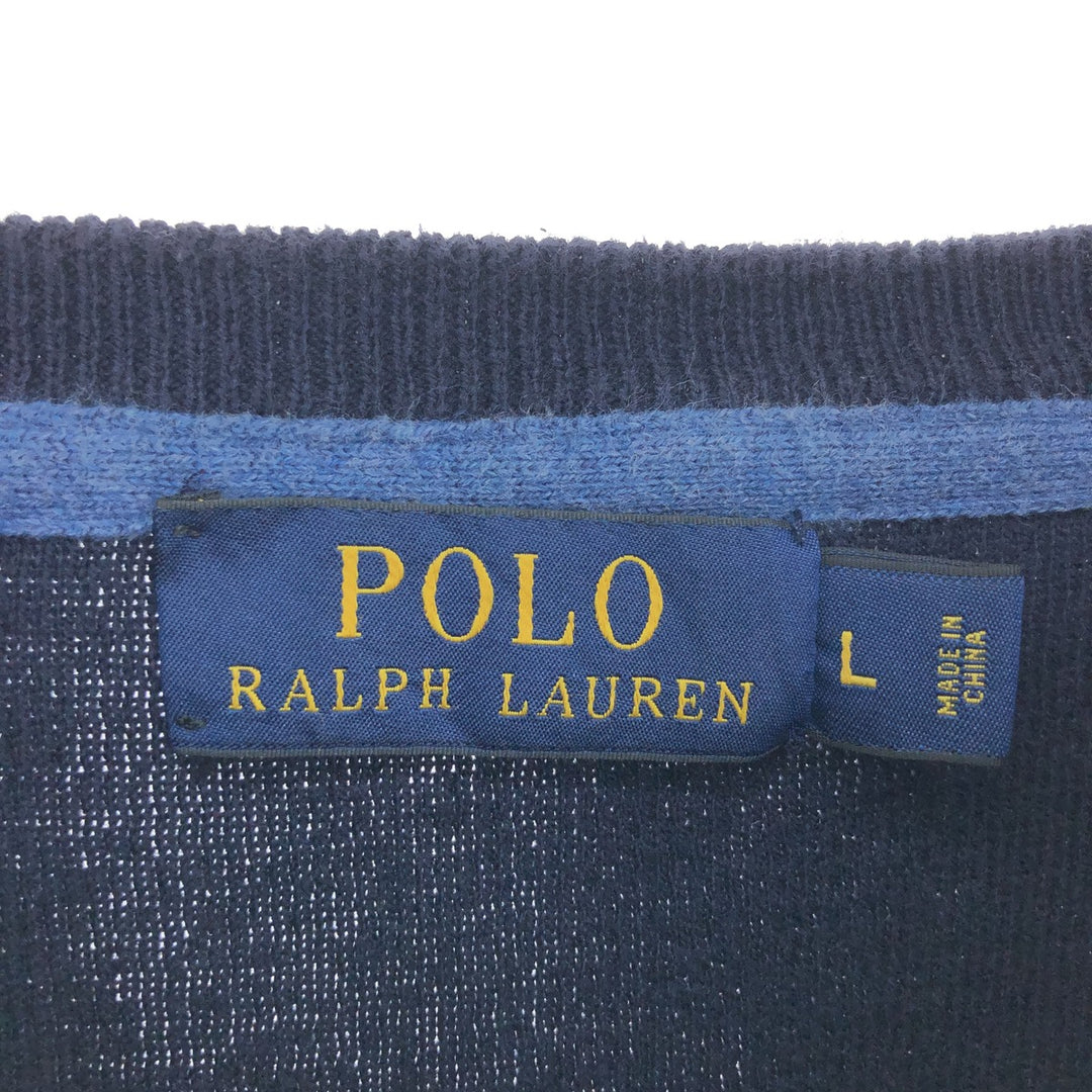 Ralph Lauren POLO RALPH LAUREN Cotton knit sweater Men's L size / eaa466099