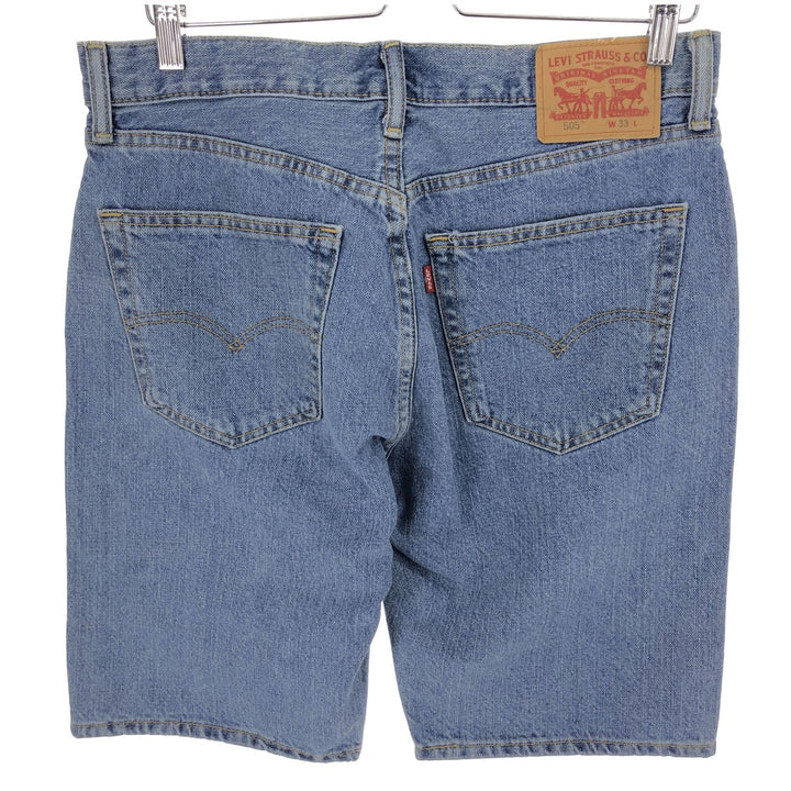 Levi's 505 denim shorts, half pants, men's size W34 equivalent / eaa466102