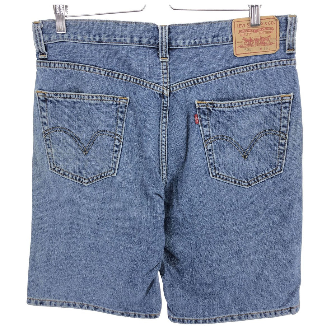 Levi's 505 REGULAR FIT denim shorts, half pants, men's size W38 / eaa466109