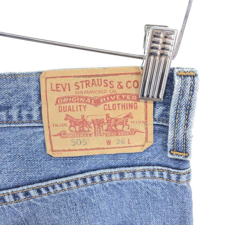 Levi's 505 REGULAR FIT denim shorts, half pants, men's size W38 / eaa466109