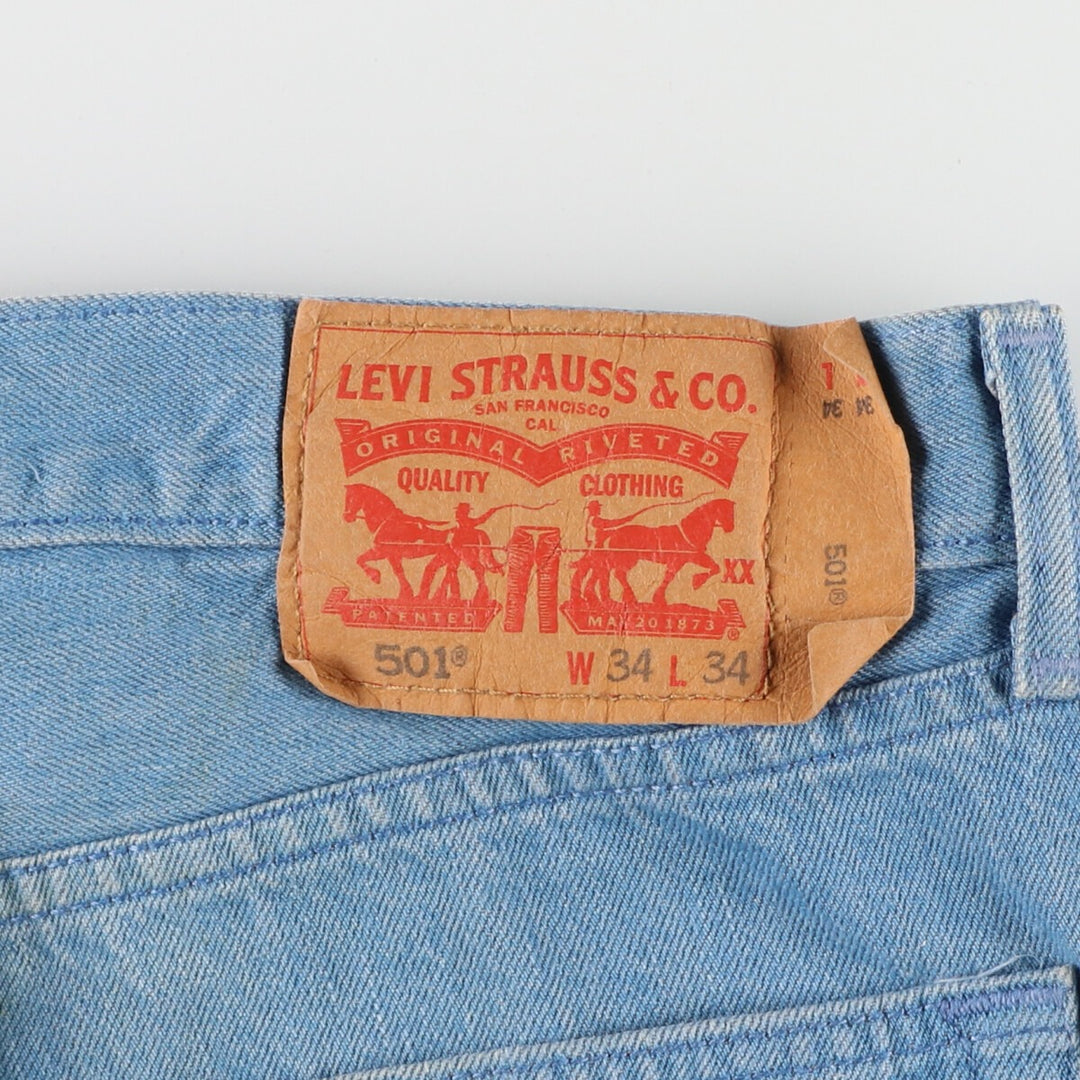 Levi's 501 straight denim pants for men, size W34 / eaa466121