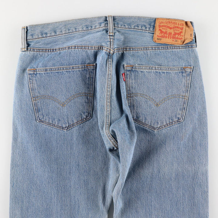 Levi's 501 straight denim pants for men, equivalent to W35 / eaa466122