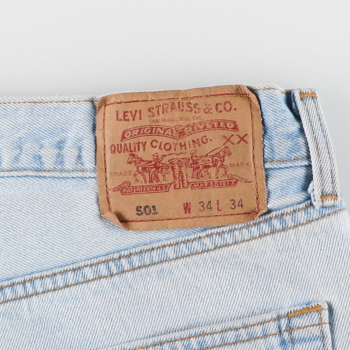 90'S Levi's 501-0134 Straight Denim Pants Made in Canada Men's W34 Vintage /eaa466124