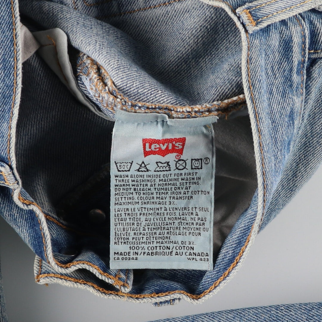 00'S Levi's 501-0193 Straight Denim Pants Made in Canada Men's W35 equivalent / eaa466126