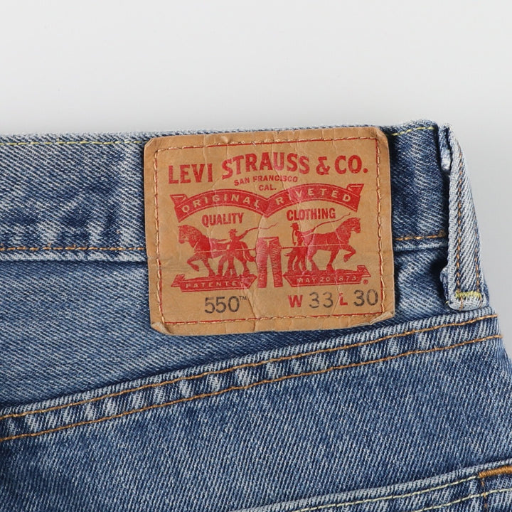 Levi's 550 tapered denim pants for men, size W33 / eaa466136