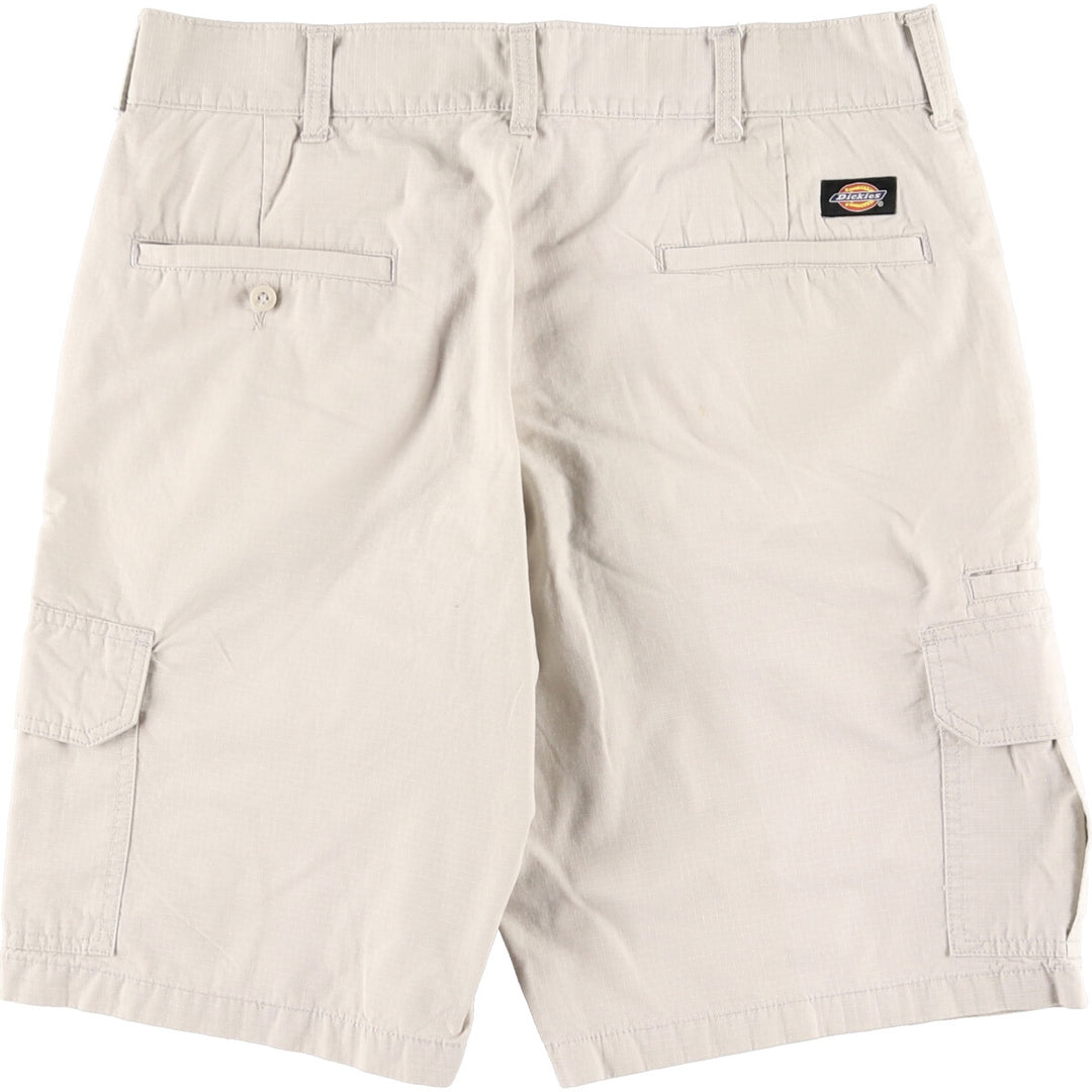Dickies Relaxed Ripstop Cargo Shorts, Men's, W36 cotton gray type Vintage Second Hand
