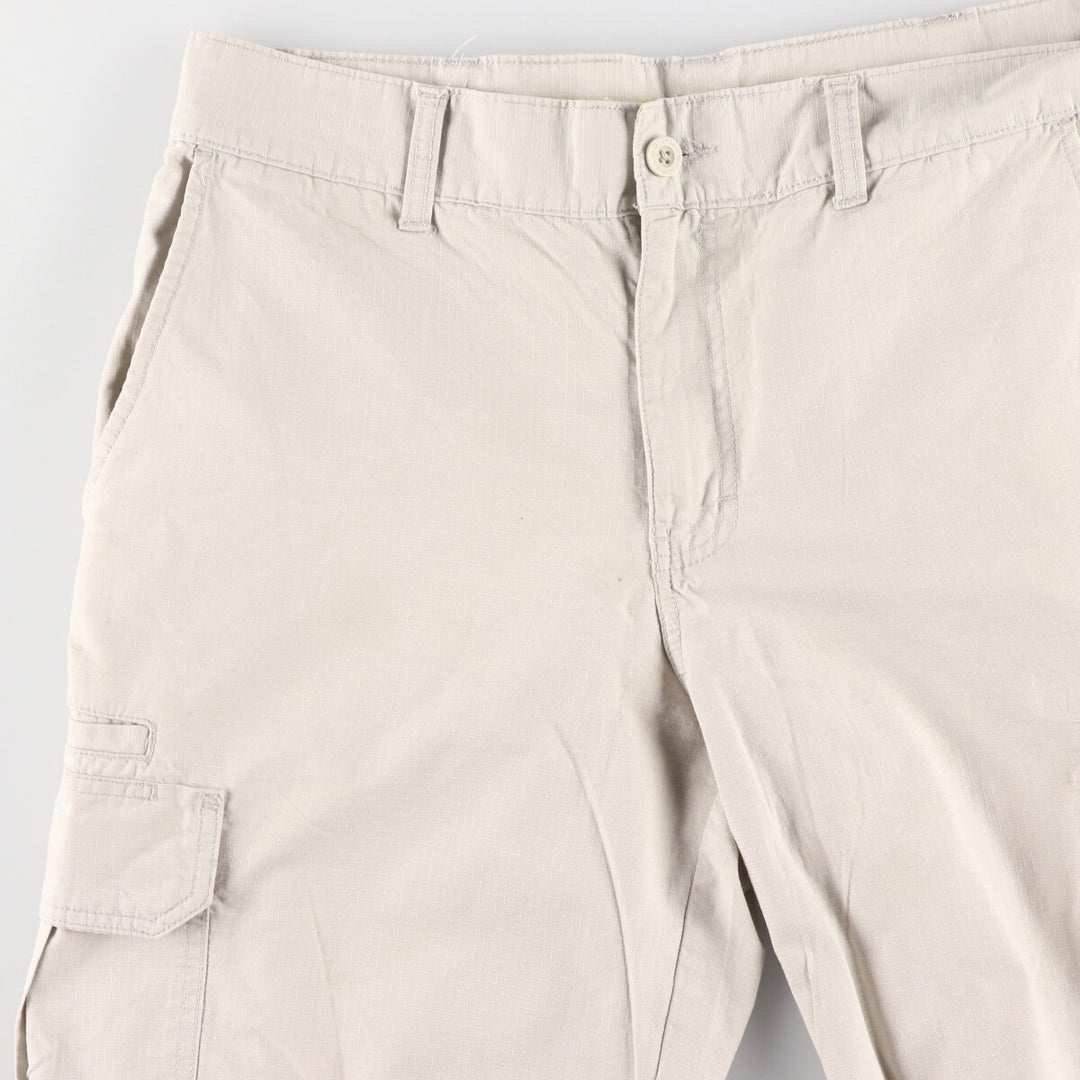 Dickies Relaxed Ripstop Cargo Shorts, Men's, W36 cotton gray type Vintage Second Hand