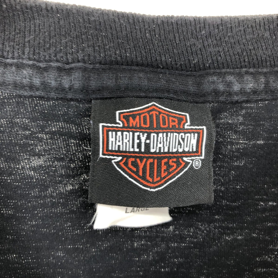 Harley-Davidson Hanes Long T-shirt Men's L size / eaa466176