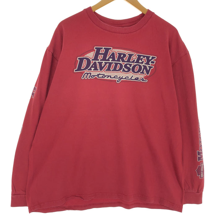 00'S Harley-Davidson Long Sleeve T-Shirt Men's XL /eaa466178