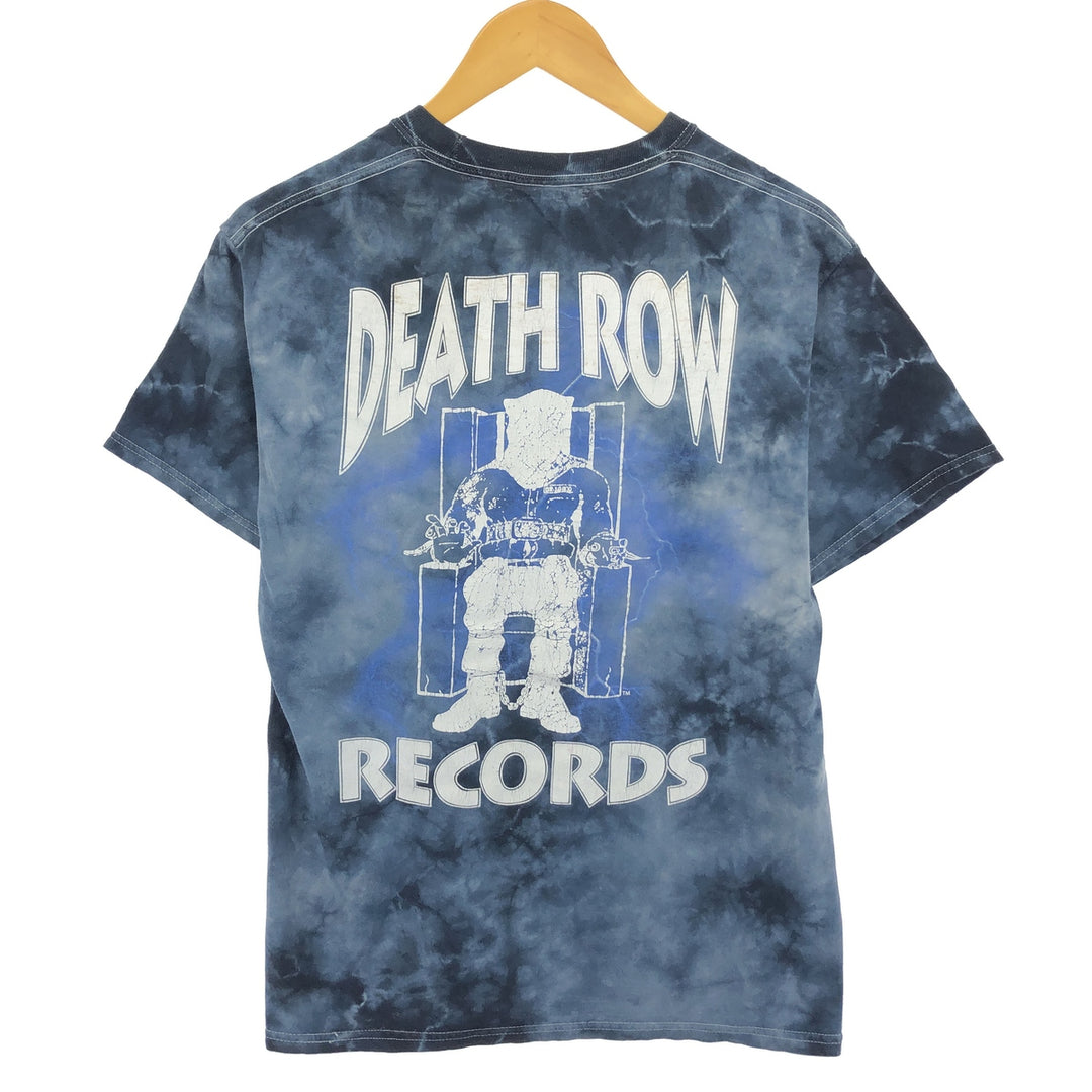 DEATH ROW RECORDS Tie-dye Pattern Rap T-shirt Men's M size /eaa466216