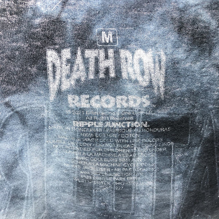 DEATH ROW RECORDS Tie-dye Pattern Rap T-shirt Men's M size /eaa466216