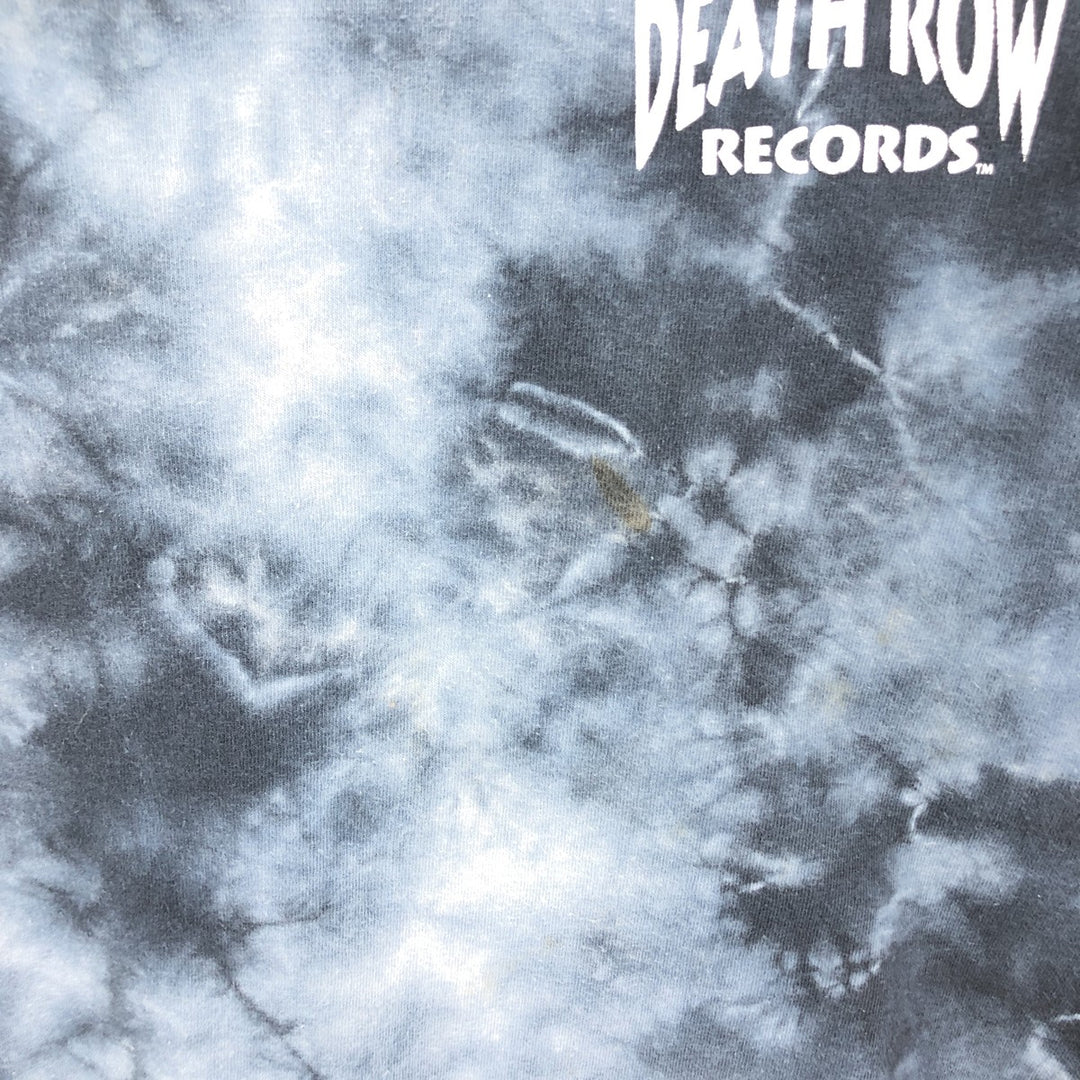 DEATH ROW RECORDS Tie-dye Pattern Rap T-shirt Men's M size /eaa466216