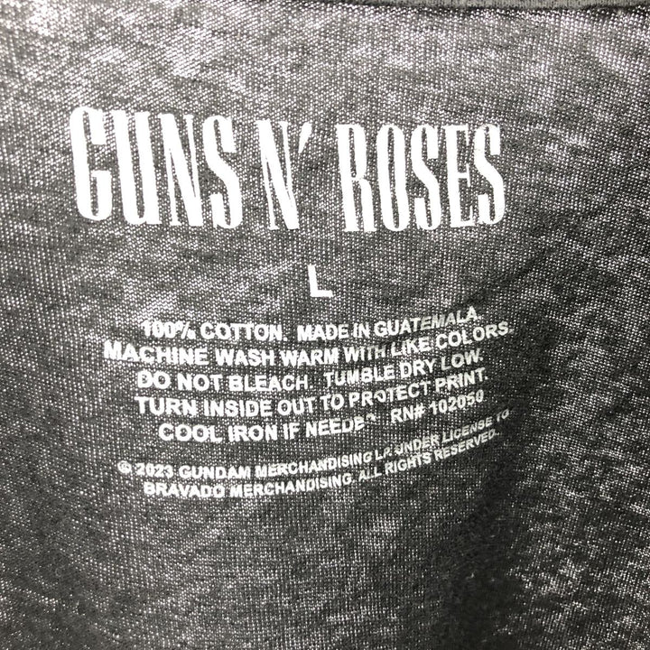 GUNS N' ROSES Guns N' Roses Band T-shirt Band Tee Men's L size /eaa466220