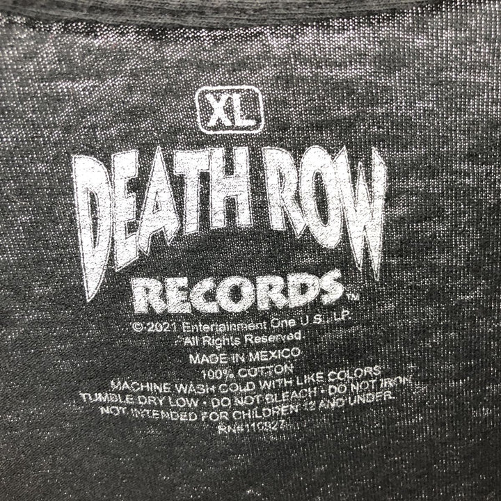 DEATH ROW RECORDS Rap T-shirt Men's XL size /eaa466226