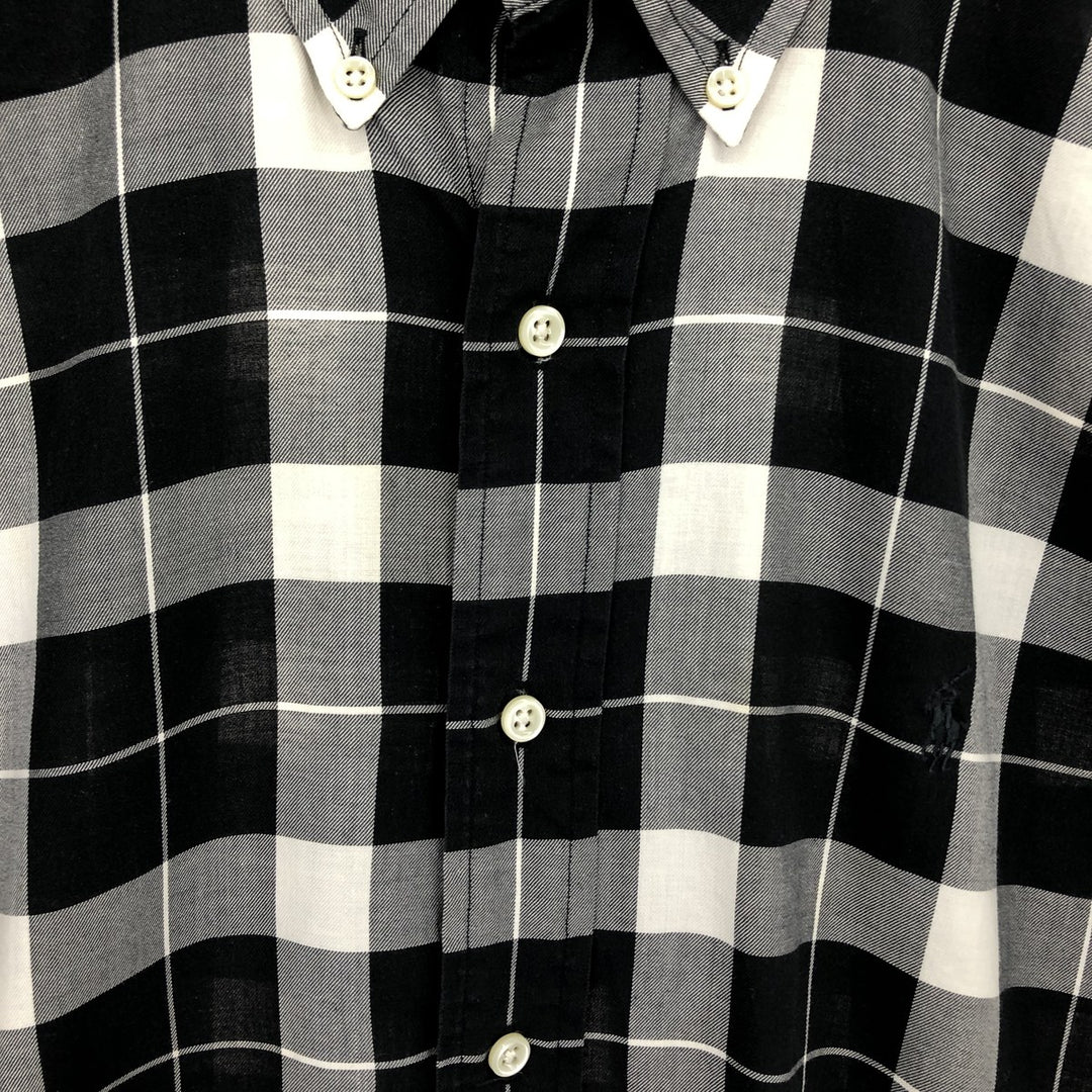 Ralph Lauren BLAKE long sleeve button down check shirt men's size L / eaa466233