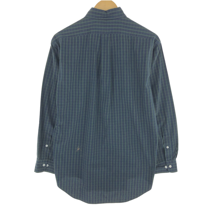 Ralph Lauren YARMOUTH Long Sleeve Button Down Check Shirt Men's L Size / eaa466235