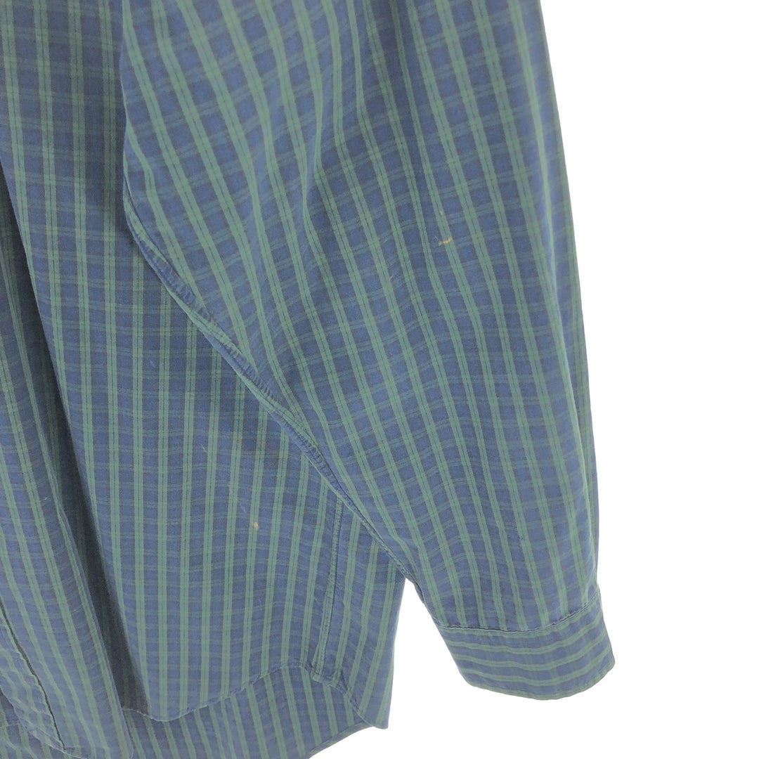 Ralph Lauren YARMOUTH Long Sleeve Button Down Check Shirt Men's L Size / eaa466235