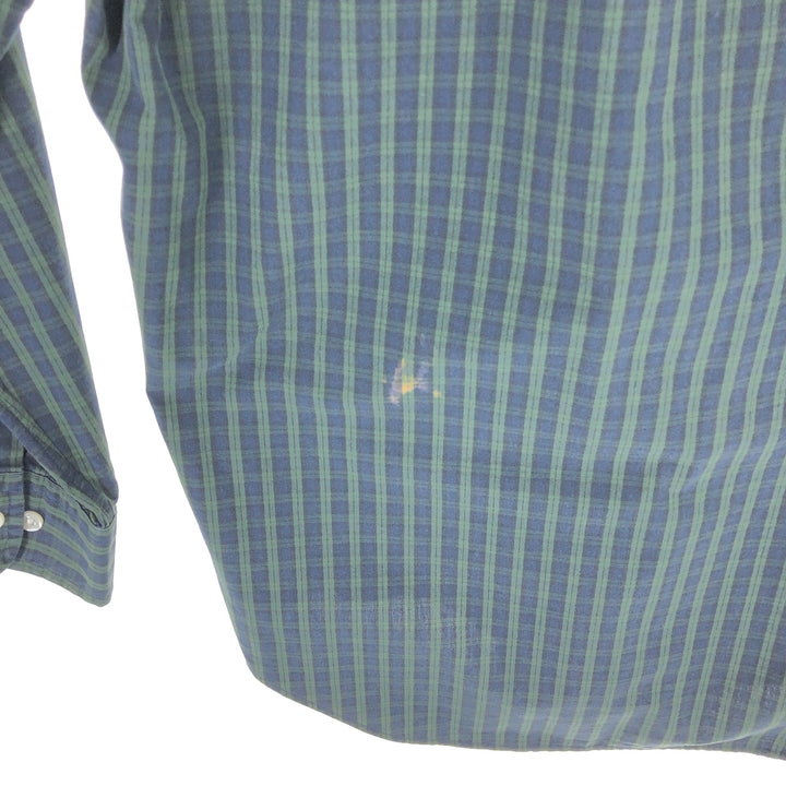 Ralph Lauren YARMOUTH Long Sleeve Button Down Check Shirt Men's L Size / eaa466235