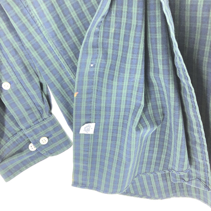 Ralph Lauren YARMOUTH Long Sleeve Button Down Check Shirt Men's L Size / eaa466235