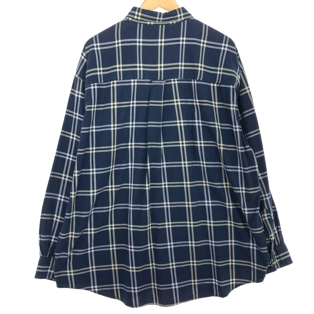 90'S Ralph Lauren CHAPS long sleeve button down check shirt men's XXL vintage /eaa466238