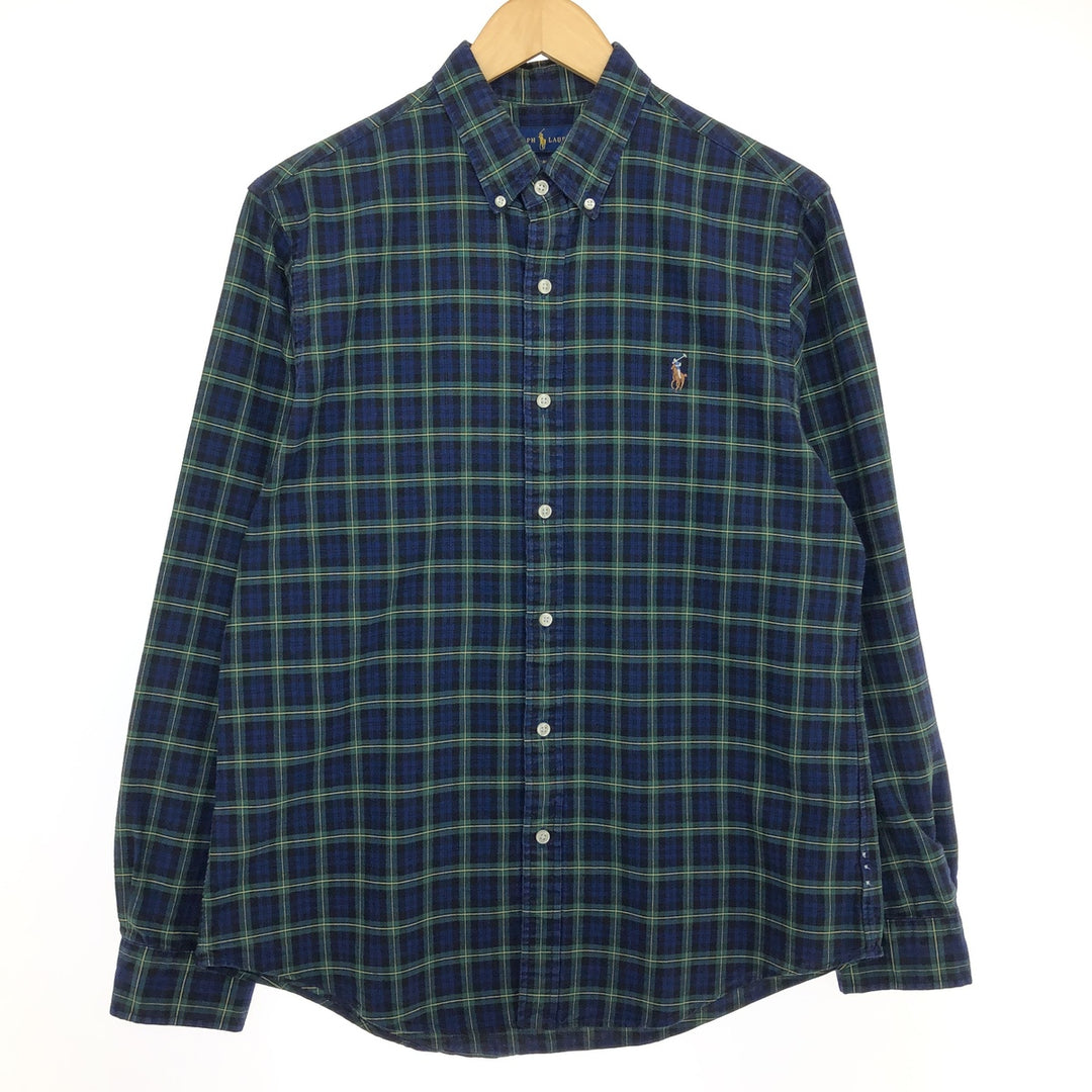 Ralph Lauren SLIM FIT Slim Fit Long Sleeve Button Down Check Shirt Men's L / eaa466241