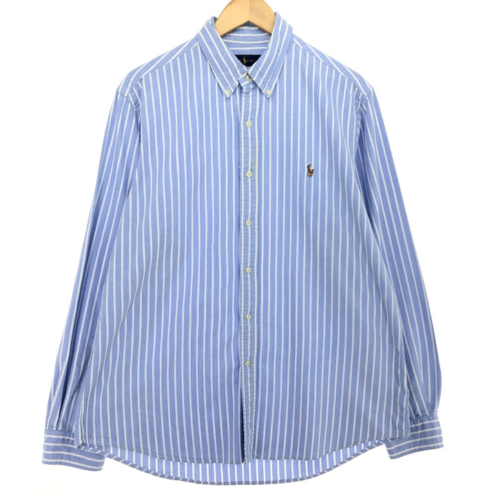Ralph Lauren long sleeve button-down striped shirt, men's size L / eaa466243