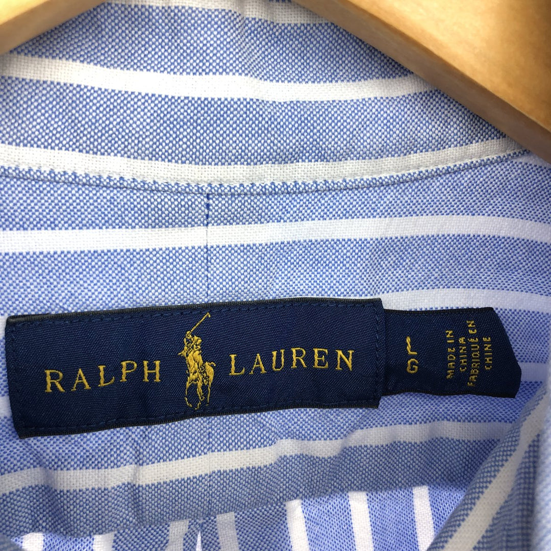 Ralph Lauren long sleeve button-down striped shirt, men's size L / eaa466243