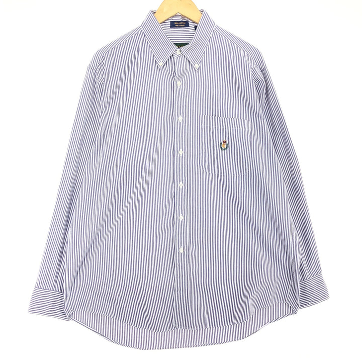 90'S Ralph Lauren CHAPS Long Sleeve Button Down Striped Shirt Men's XL Vintage /eaa466244