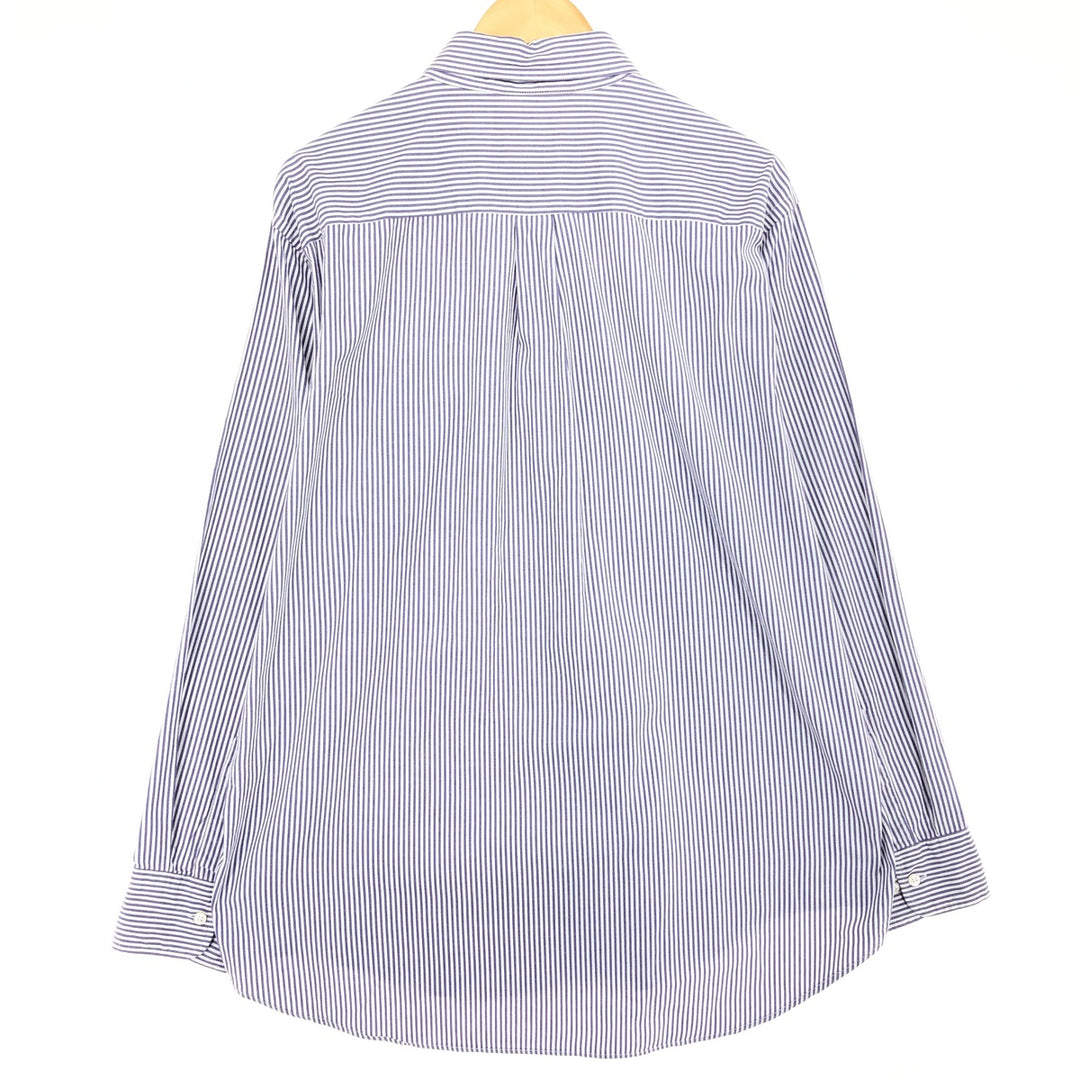 90'S Ralph Lauren CHAPS Long Sleeve Button Down Striped Shirt Men's XL Vintage /eaa466244