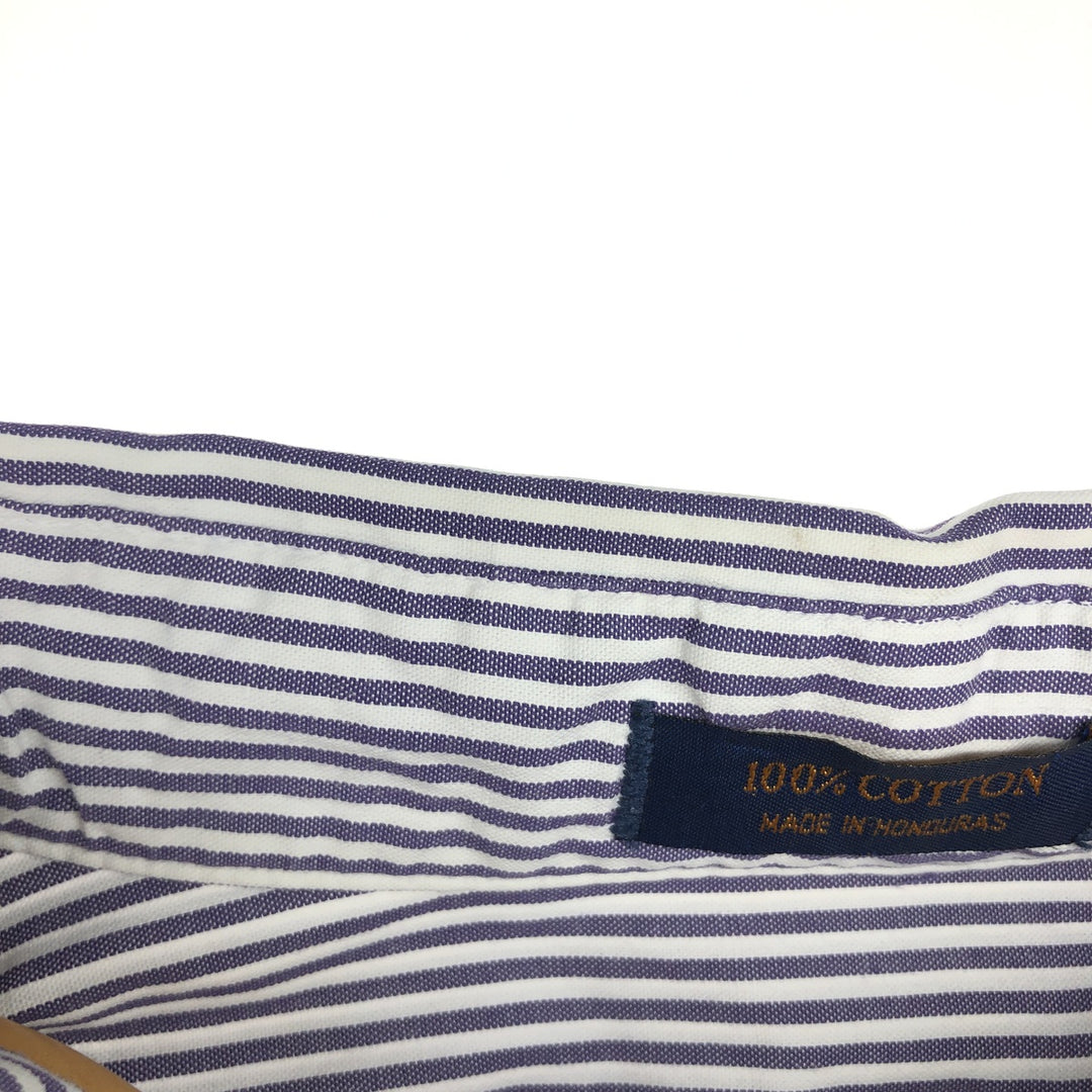 90'S Ralph Lauren CHAPS Long Sleeve Button Down Striped Shirt Men's XL Vintage /eaa466244