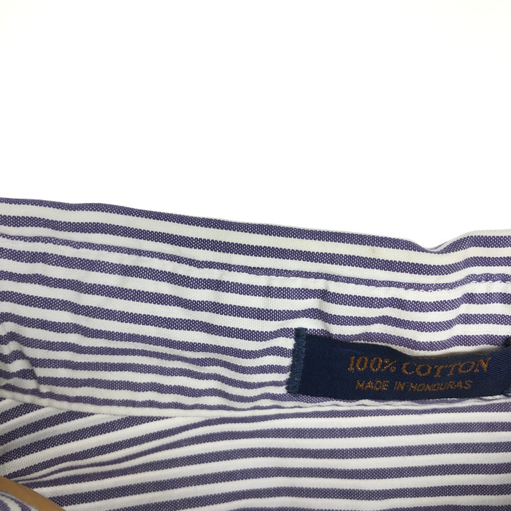 90'S Ralph Lauren CHAPS Long Sleeve Button Down Striped Shirt Men's XL Vintage /eaa466244