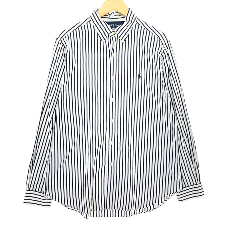 Ralph Lauren Classic Fit Long Sleeve Button Down Striped Shirt Men's L /eaa466246