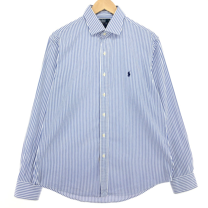 Ralph Lauren Ralph Lauren REGENT CUSTOM FIT wide collar long sleeve cotton striped shirt men's L equivalent /eaa466247